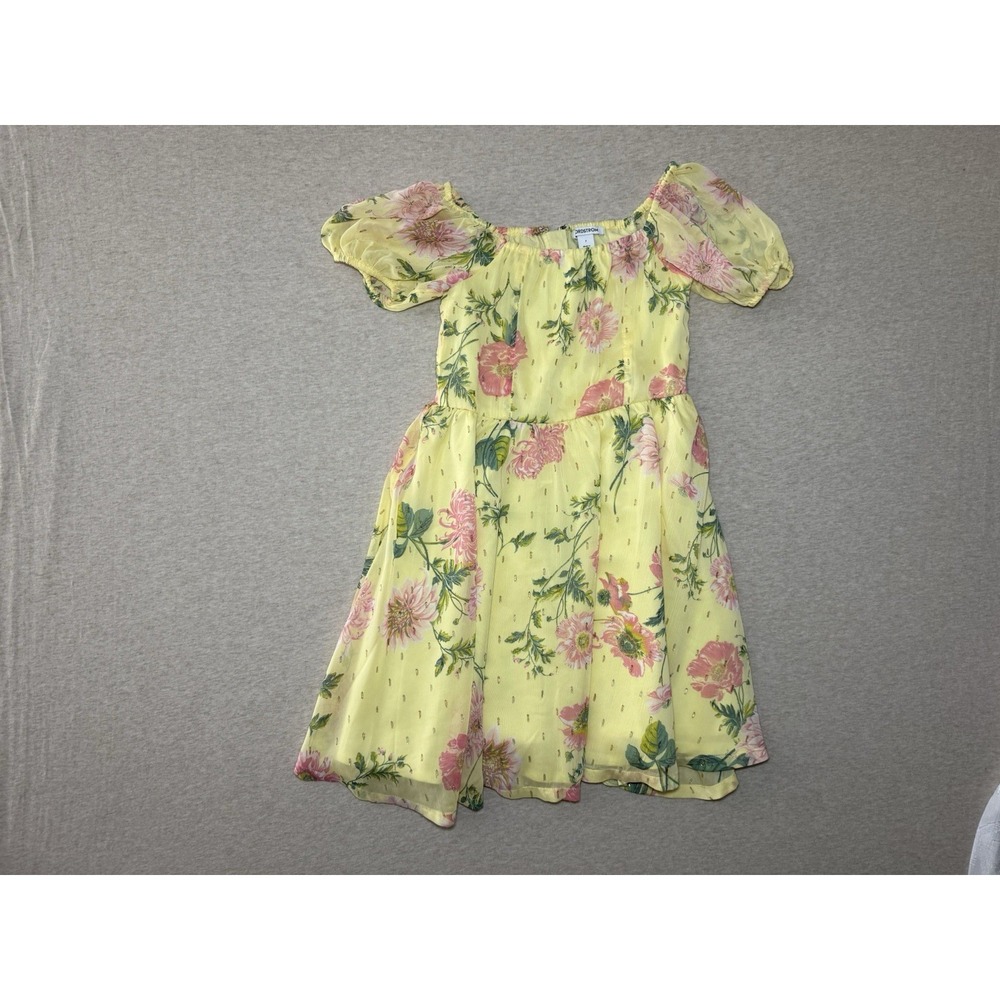 Summer Dress Bundle (4) Girls Size 7 Medium Multi Colors Flowers